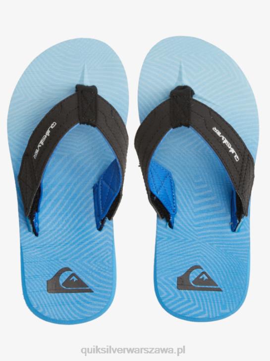 chłopcy Quiksilver Sandały Carver Switch 8-16 4DBV2211 niebieski 5