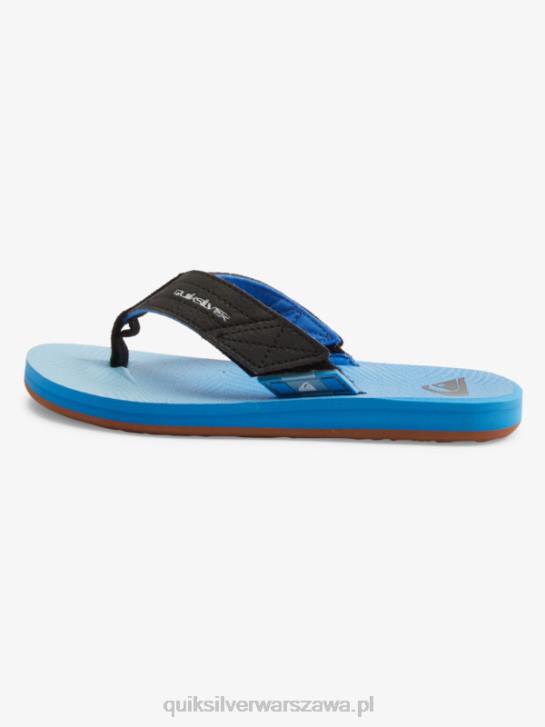 chłopcy Quiksilver Sandały Carver Switch 8-16 4DBV2211 niebieski 5