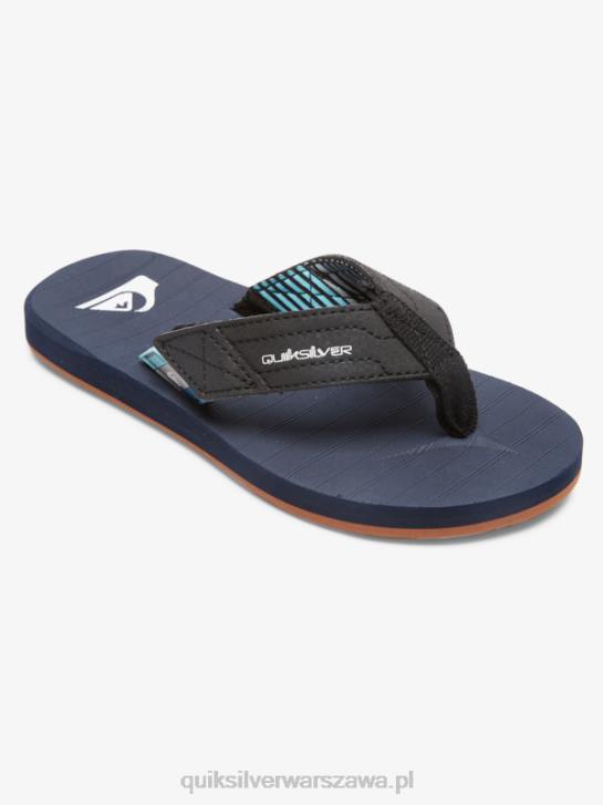 chłopcy Quiksilver Sandały Carver Switch 8-16 4DBV2212 niebieski 3