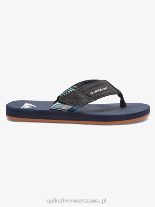 chłopcy Quiksilver Sandały Carver Switch 8-16 4DBV2212 niebieski 3