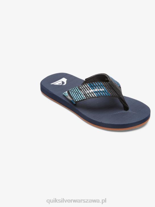 chłopcy Quiksilver Sandały Carver Switch 8-16 4DBV2212 niebieski 3