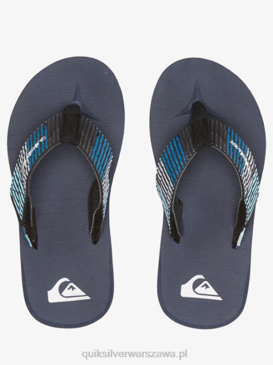 chłopcy Quiksilver Sandały Carver Switch 8-16 4DBV2212 niebieski 3