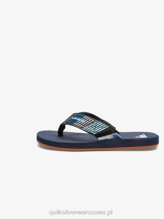 chłopcy Quiksilver Sandały Carver Switch 8-16 4DBV2212 niebieski 3