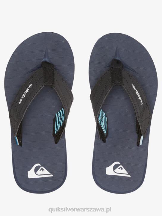 chłopcy Quiksilver Sandały Carver Switch 8-16 4DBV2212 niebieski 3