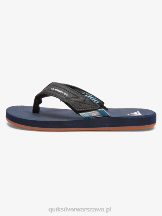 chłopcy Quiksilver Sandały Carver Switch 8-16 4DBV2212 niebieski 3