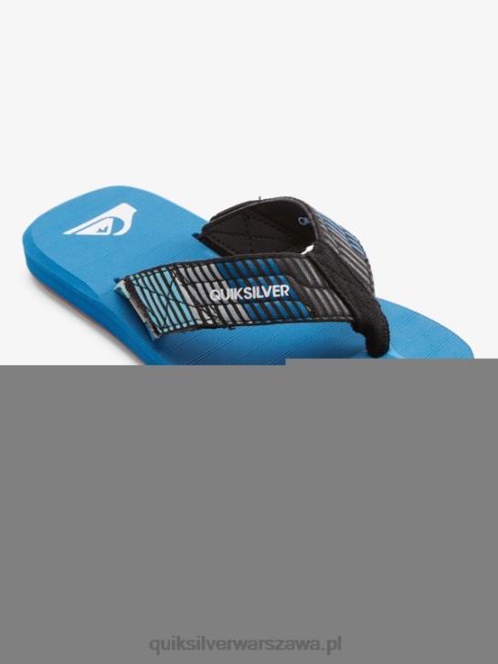 chłopcy Quiksilver Sandały Carver Switch 8-16 4DBV2213 niebieski 2