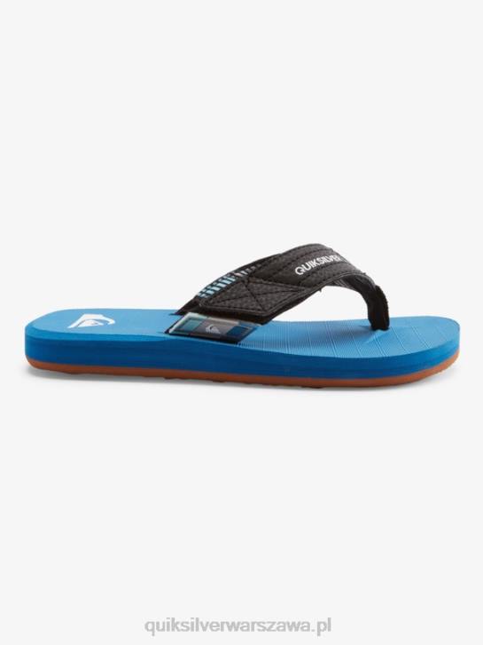 chłopcy Quiksilver Sandały Carver Switch 8-16 4DBV2213 niebieski 2