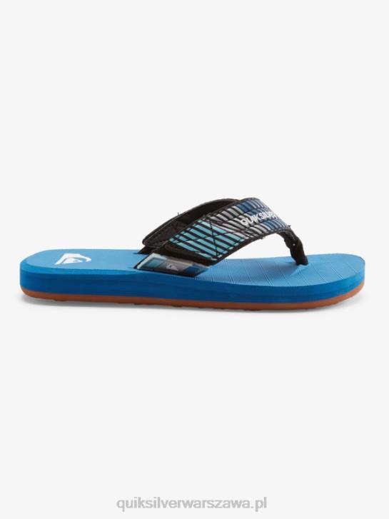 chłopcy Quiksilver Sandały Carver Switch 8-16 4DBV2213 niebieski 2