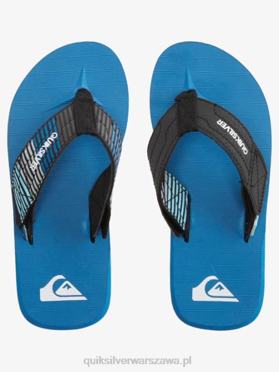 chłopcy Quiksilver Sandały Carver Switch 8-16 4DBV2213 niebieski 2