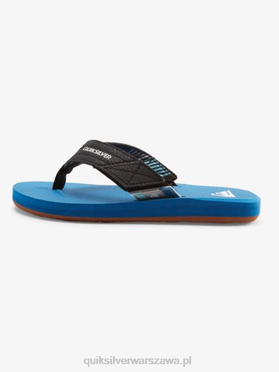 chłopcy Quiksilver Sandały Carver Switch 8-16 4DBV2213 niebieski 2