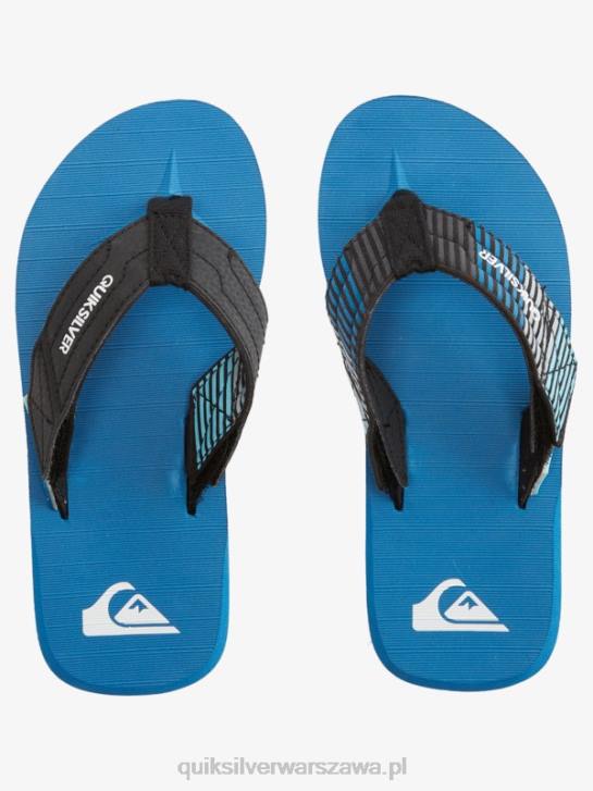 chłopcy Quiksilver Sandały Carver Switch 8-16 4DBV2213 niebieski 2