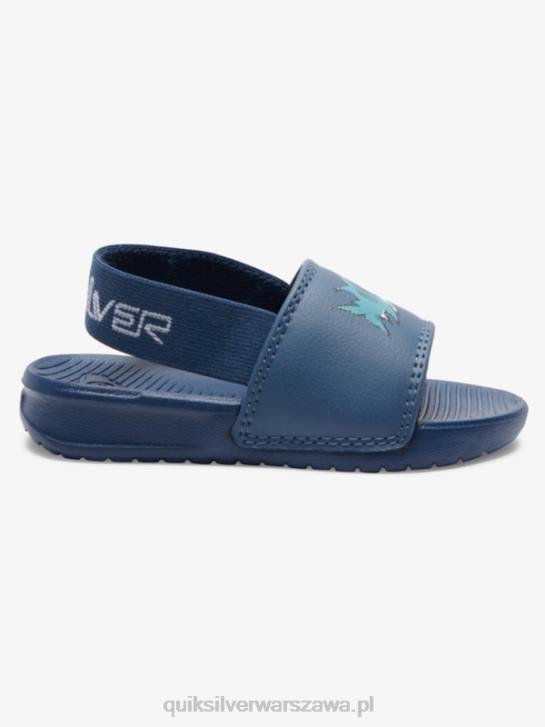 chłopcy Quiksilver sandały z paskiem w kolorze jasnego wybrzeża 4DBV2164 niebieski 1