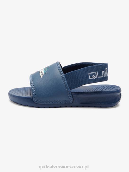 chłopcy Quiksilver sandały z paskiem w kolorze jasnego wybrzeża 4DBV2164 niebieski 1