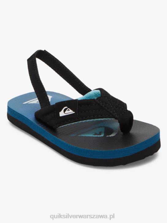chłopcy Quiksilver wygodne sandały molokai 4DBV2033 niebieski 5