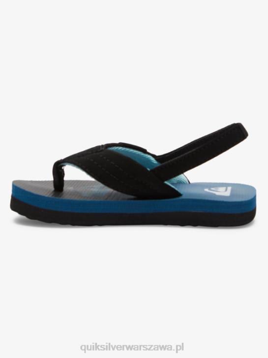 chłopcy Quiksilver wygodne sandały molokai 4DBV2033 niebieski 5