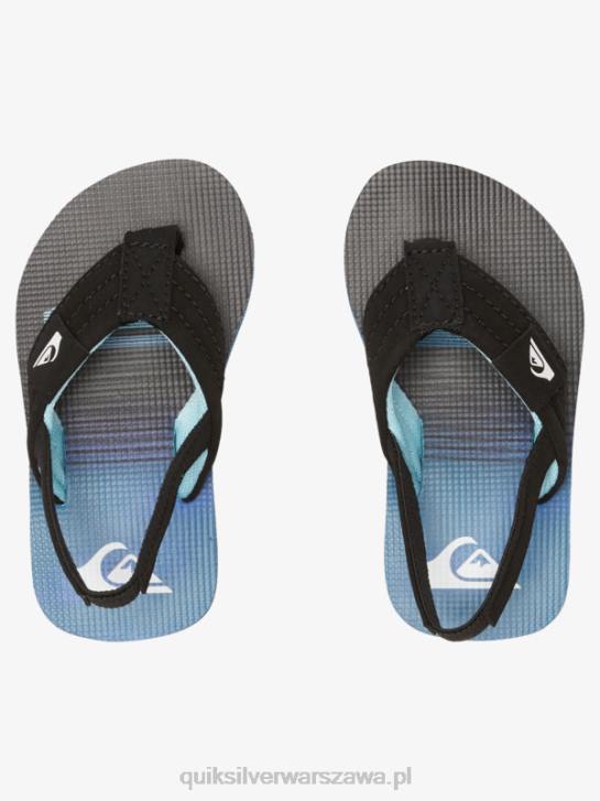 chłopcy Quiksilver wygodne sandały molokai 4DBV2033 niebieski 5