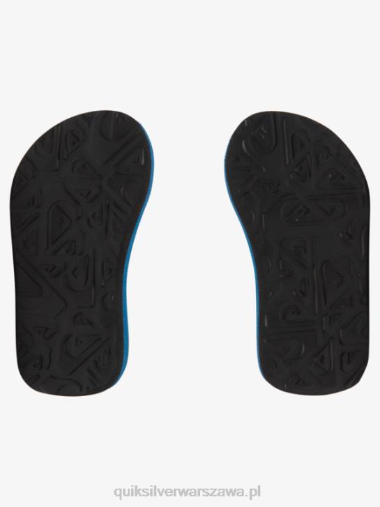 chłopcy Quiksilver wygodne sandały molokai 4DBV2033 niebieski 5