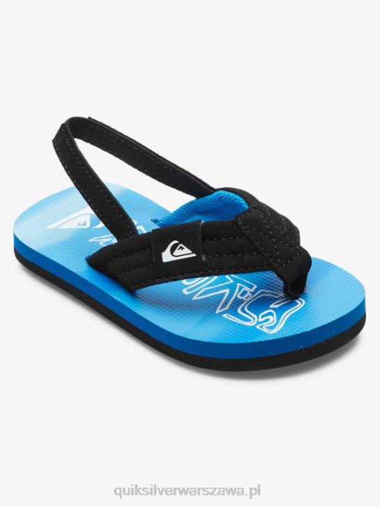 chłopcy Quiksilver wygodne sandały molokai 4DBV2034 niebieski 2