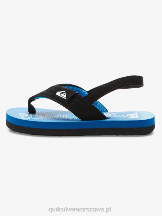 chłopcy Quiksilver wygodne sandały molokai 4DBV2034 niebieski 2