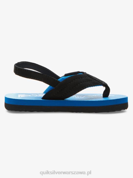 chłopcy Quiksilver wygodne sandały molokai 4DBV2034 niebieski 2