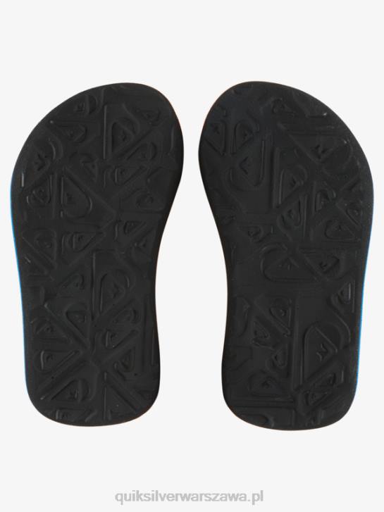 chłopcy Quiksilver wygodne sandały molokai 4DBV2034 niebieski 2
