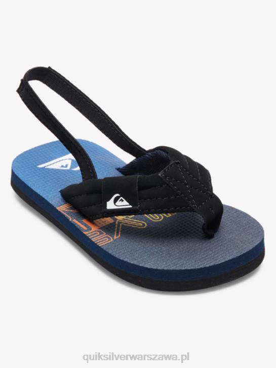 chłopcy Quiksilver wygodne sandały molokai 4DBV2035 niebieski 3