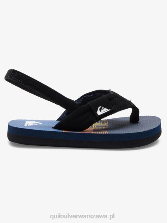chłopcy Quiksilver wygodne sandały molokai 4DBV2035 niebieski 3