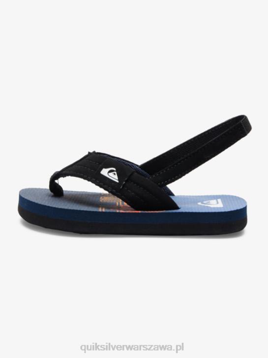 chłopcy Quiksilver wygodne sandały molokai 4DBV2035 niebieski 3