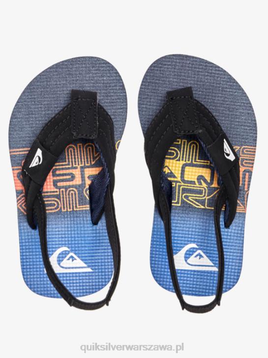 chłopcy Quiksilver wygodne sandały molokai 4DBV2035 niebieski 3
