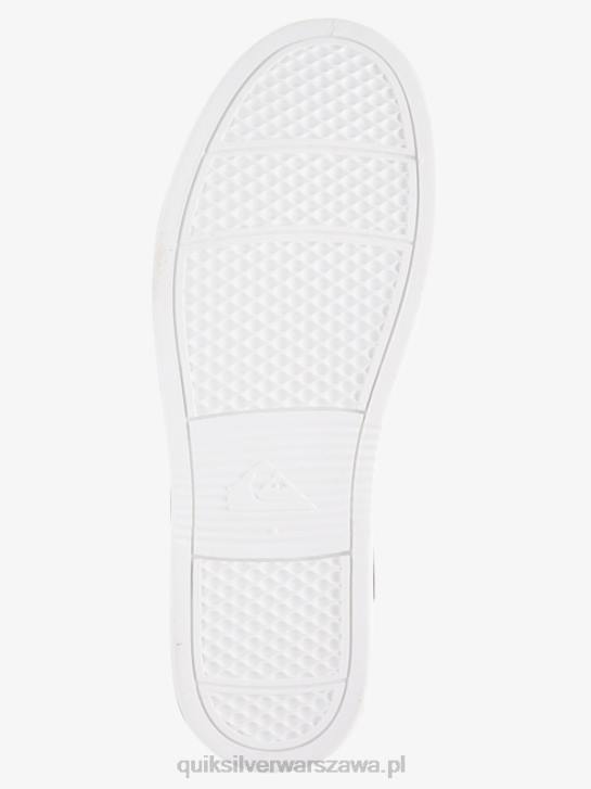 mężczyźni Quiksilver pogłębiane buty portowe 4DBV1884 czarny biały