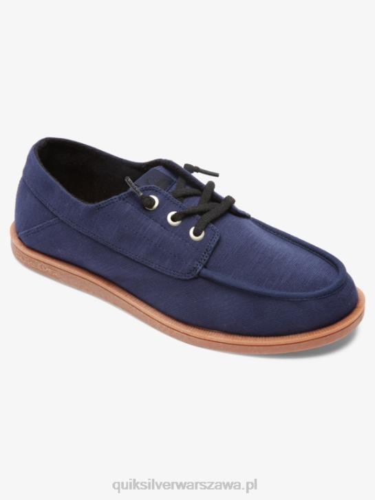 mężczyźni Quiksilver pogłębiane buty portowe 4DBV1885 niebieski/brązowy