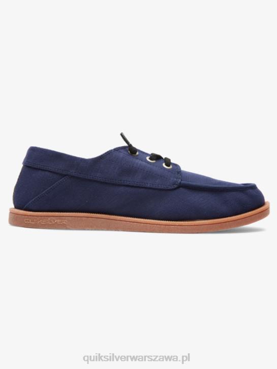 mężczyźni Quiksilver pogłębiane buty portowe 4DBV1885 niebieski/brązowy