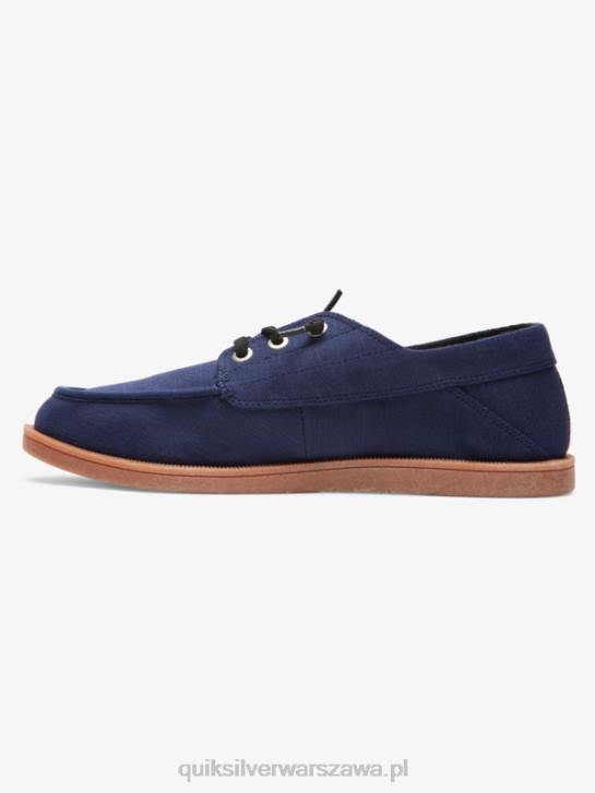 mężczyźni Quiksilver pogłębiane buty portowe 4DBV1885 niebieski/brązowy