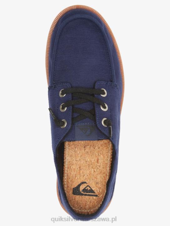 mężczyźni Quiksilver pogłębiane buty portowe 4DBV1885 niebieski/brązowy