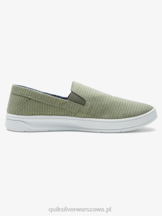 mężczyźni Quiksilver wsuwane buty Harbour Wharf 4DBV1289 zielony 1