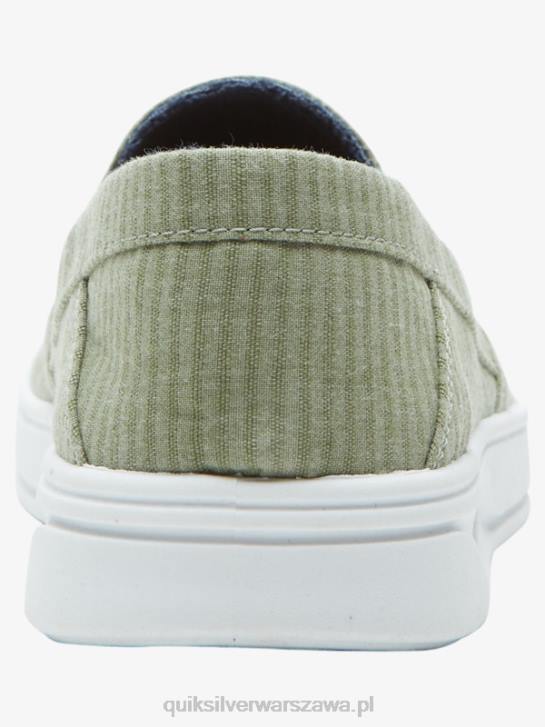 mężczyźni Quiksilver wsuwane buty Harbour Wharf 4DBV1289 zielony 1