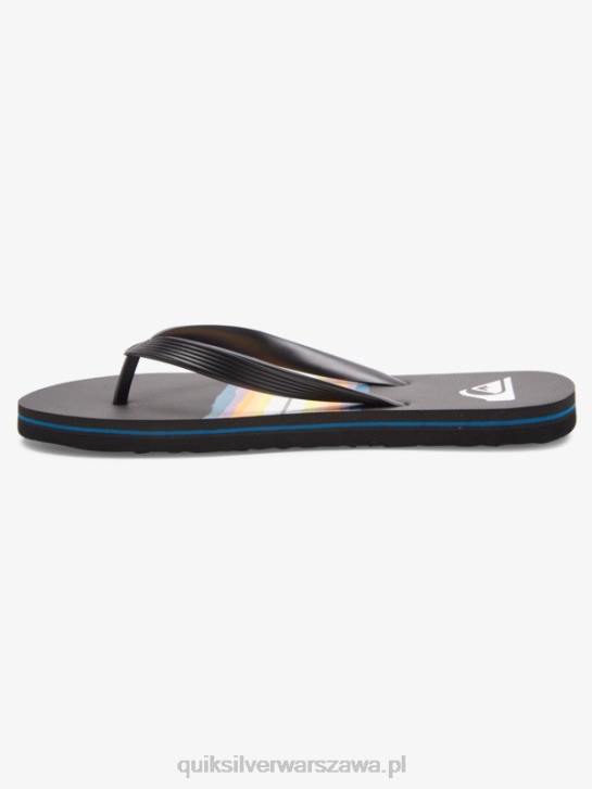 mężczyźni Quiksilver Japonki molokai w odcieniu żywicy 4DBV1791 czarny