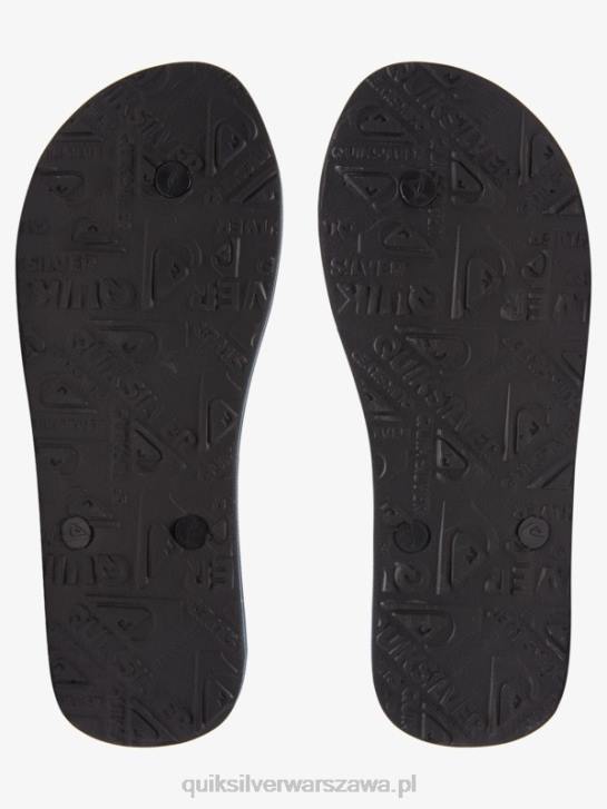 mężczyźni Quiksilver Japonki molokai w odcieniu żywicy 4DBV1791 czarny