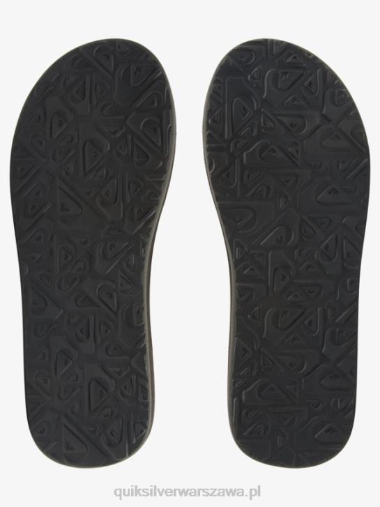 mężczyźni Quiksilver Sandały Carver Tropics 4DBV1296 czarny szary