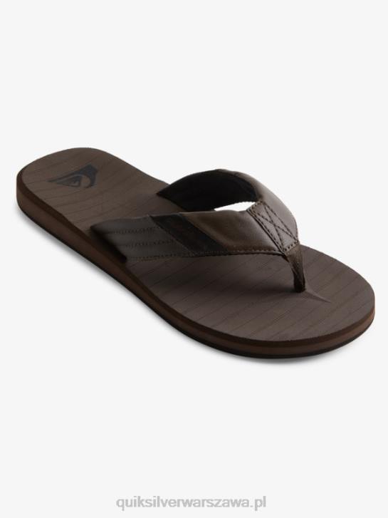 mężczyźni Quiksilver Sandały Carver Tropics 4DBV1297 brązowo-czarny