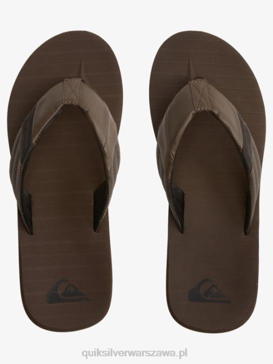 mężczyźni Quiksilver Sandały Carver Tropics 4DBV1297 brązowo-czarny