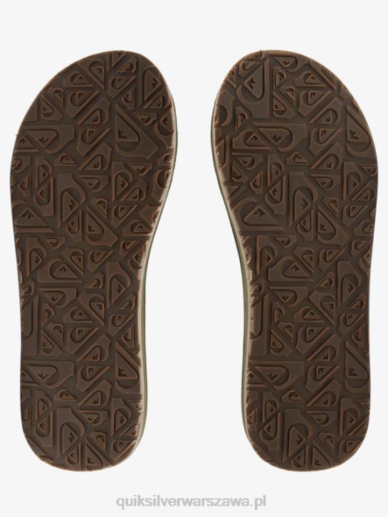 mężczyźni Quiksilver Sandały Island Oasis Squash Slide 4DBV1156 czarny