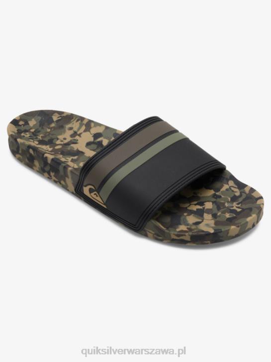 mężczyźni Quiksilver Sandały Rivi Slide 4DBV761 zielony 2