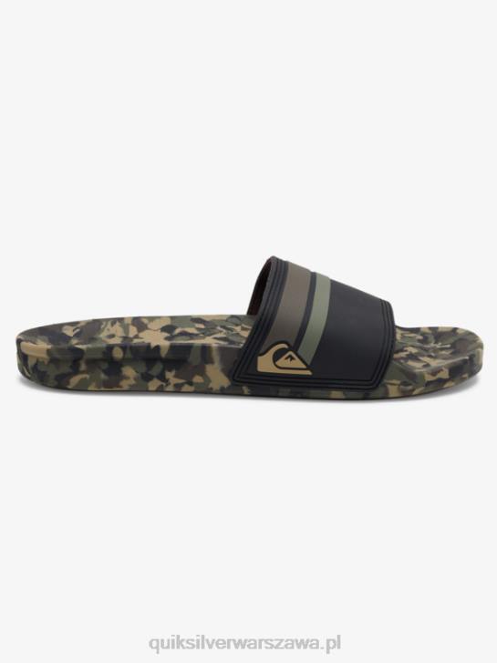 mężczyźni Quiksilver Sandały Rivi Slide 4DBV761 zielony 2