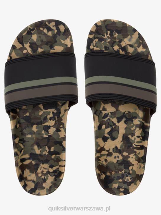 mężczyźni Quiksilver Sandały Rivi Slide 4DBV761 zielony 2