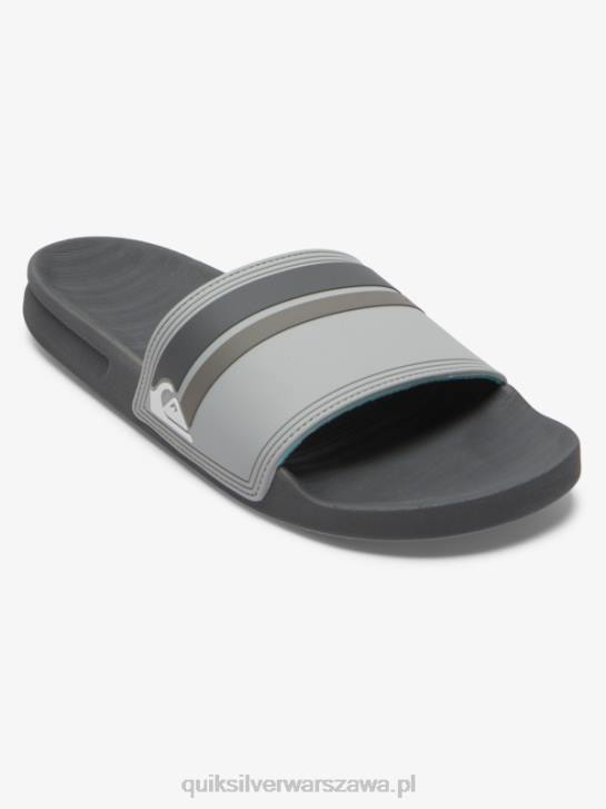 mężczyźni Quiksilver Sandały Rivi Slide 4DBV762 szary 2