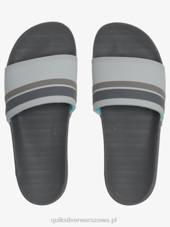mężczyźni Quiksilver Sandały Rivi Slide 4DBV762 szary 2