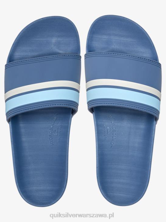 mężczyźni Quiksilver Sandały Rivi Slide 4DBV764 niebieski 7