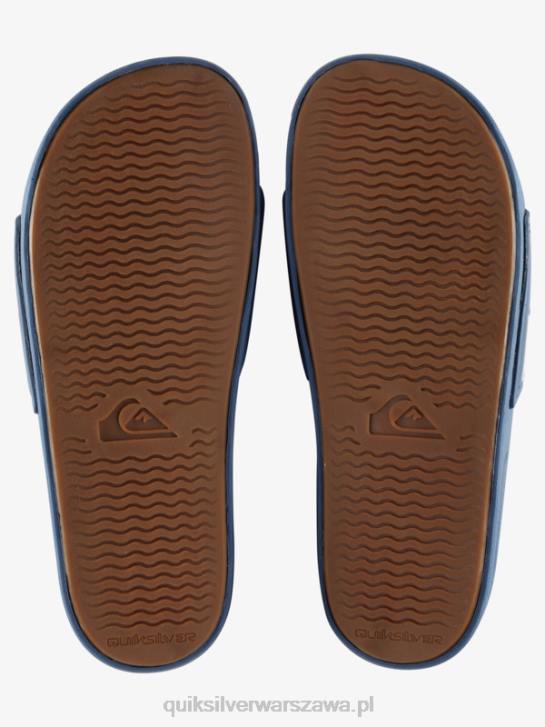 mężczyźni Quiksilver Sandały Rivi Slide 4DBV764 niebieski 7
