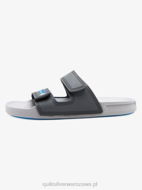 mężczyźni Quiksilver Sandały Rivi z podwójną regulacją 4DBV1079 szaro-niebieski